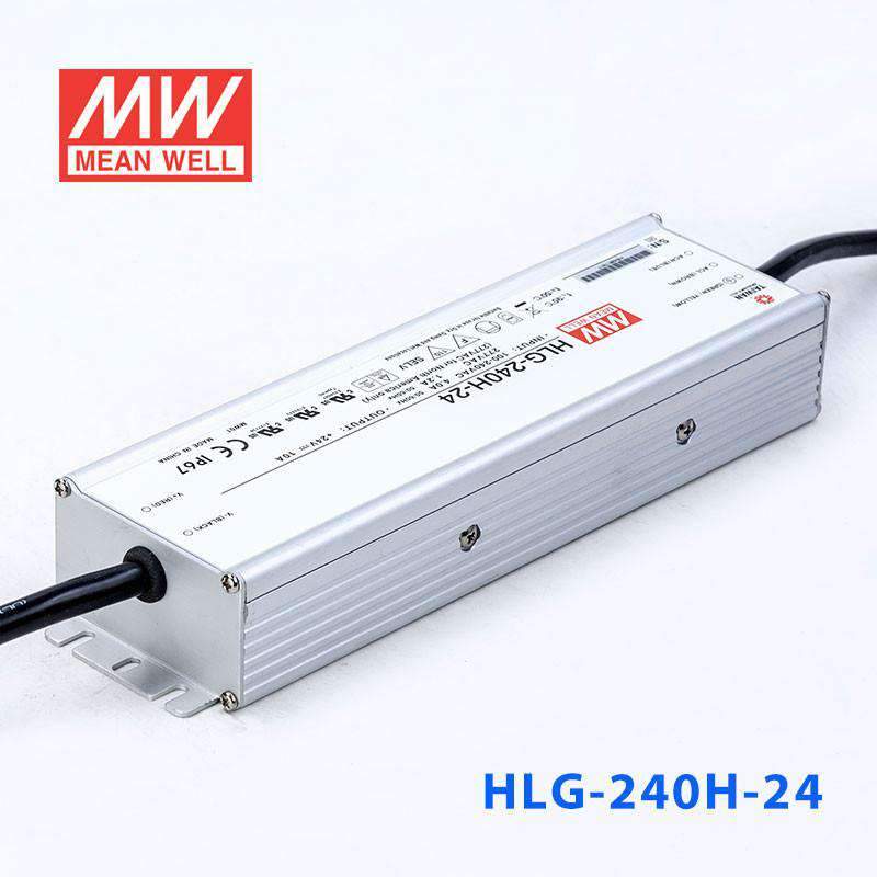 Mean Well HLG - 240H - 24 Power Supply 240W 24V - HLG - 240H - 24 - powersupplymall.com