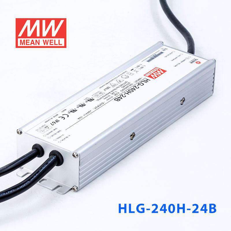 Mean Well HLG - 240H - 24B Power Supply 240W 24V - Dimmable - HLG - 240H - 24B - powersupplymall.com