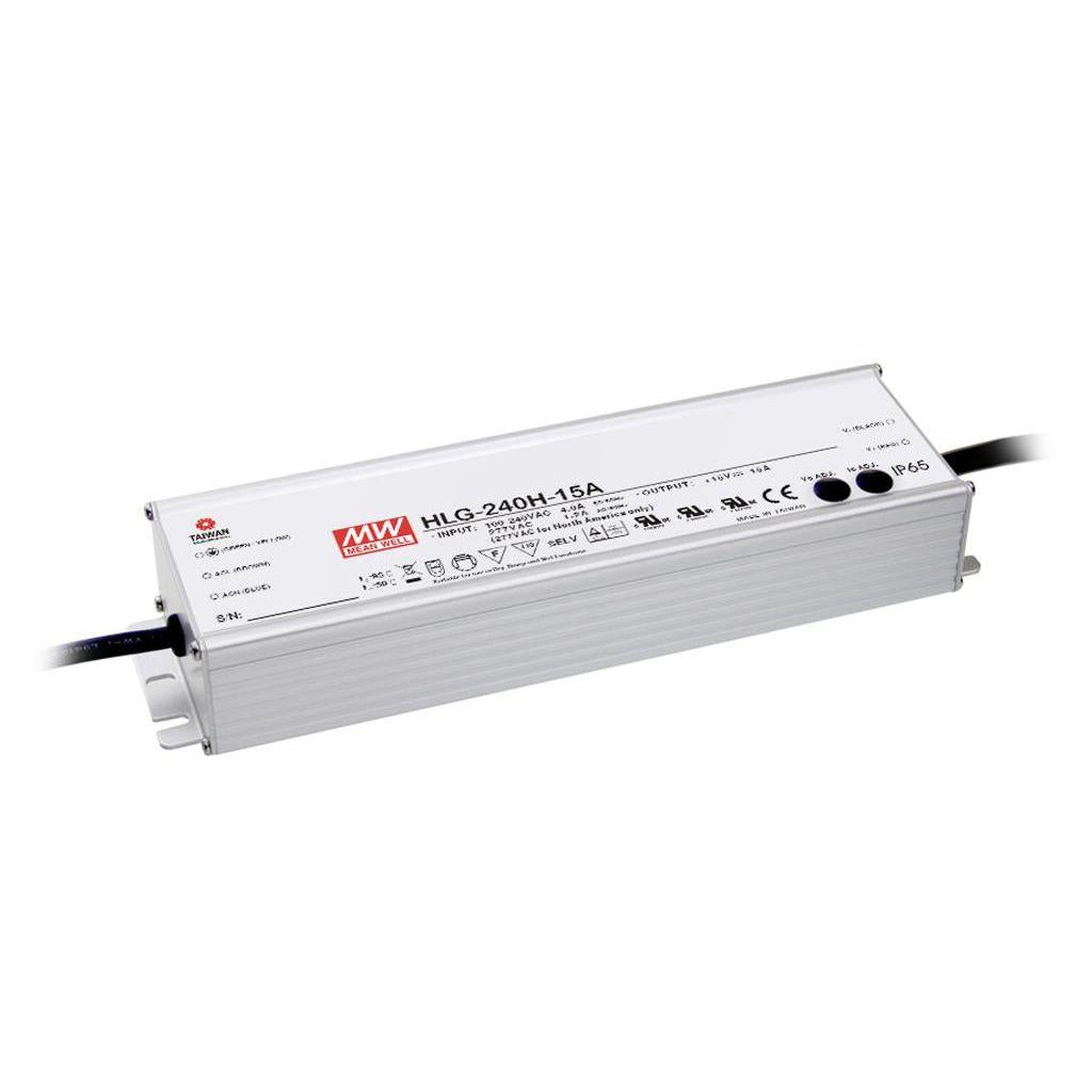 Mean Well HLG - 240H - 24C AC - DC Single output LED driver Mix mode 240W - HLG - 240H - 24C - powersupplymall.com