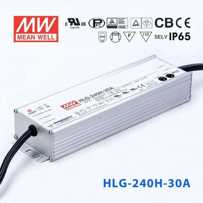 Mean Well HLG-240H-30A Power Supply 240W 30V - Adjustable 8A