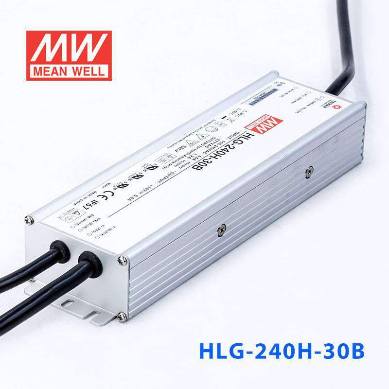Mean Well HLG - 240H - 30B Power Supply 240W 30V - Dimmable - HLG - 240H - 30B - powersupplymall.com
