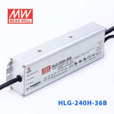 Mean Well HLG-240H-36B Power Supply 240W 36V- Dimmable 6.7A - HLG-240H-36B - powersupplymall.com