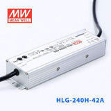 Mean Well HLG-240H-42A Power Supply 240W 42V - Adjustable 5.72A - HLG-240H-42A - powersupplymall.com