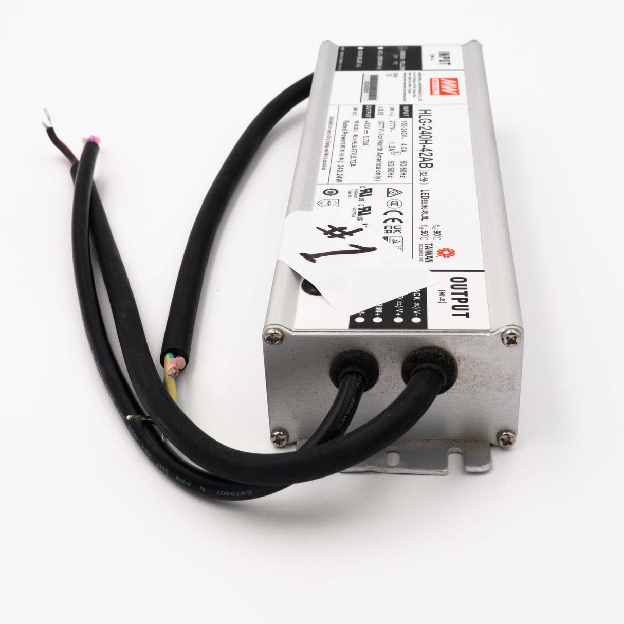 Mean Well HLG - 240H - 42AB Power Supply 240W 42V - Open Box - HLG - 240H - 42AB - OB1 - powersupplymall.com