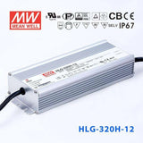 Mean Well HLG-320H-12 Power Supply 264W 12V 22A - HLG-320H-12 - powersupplymall.com