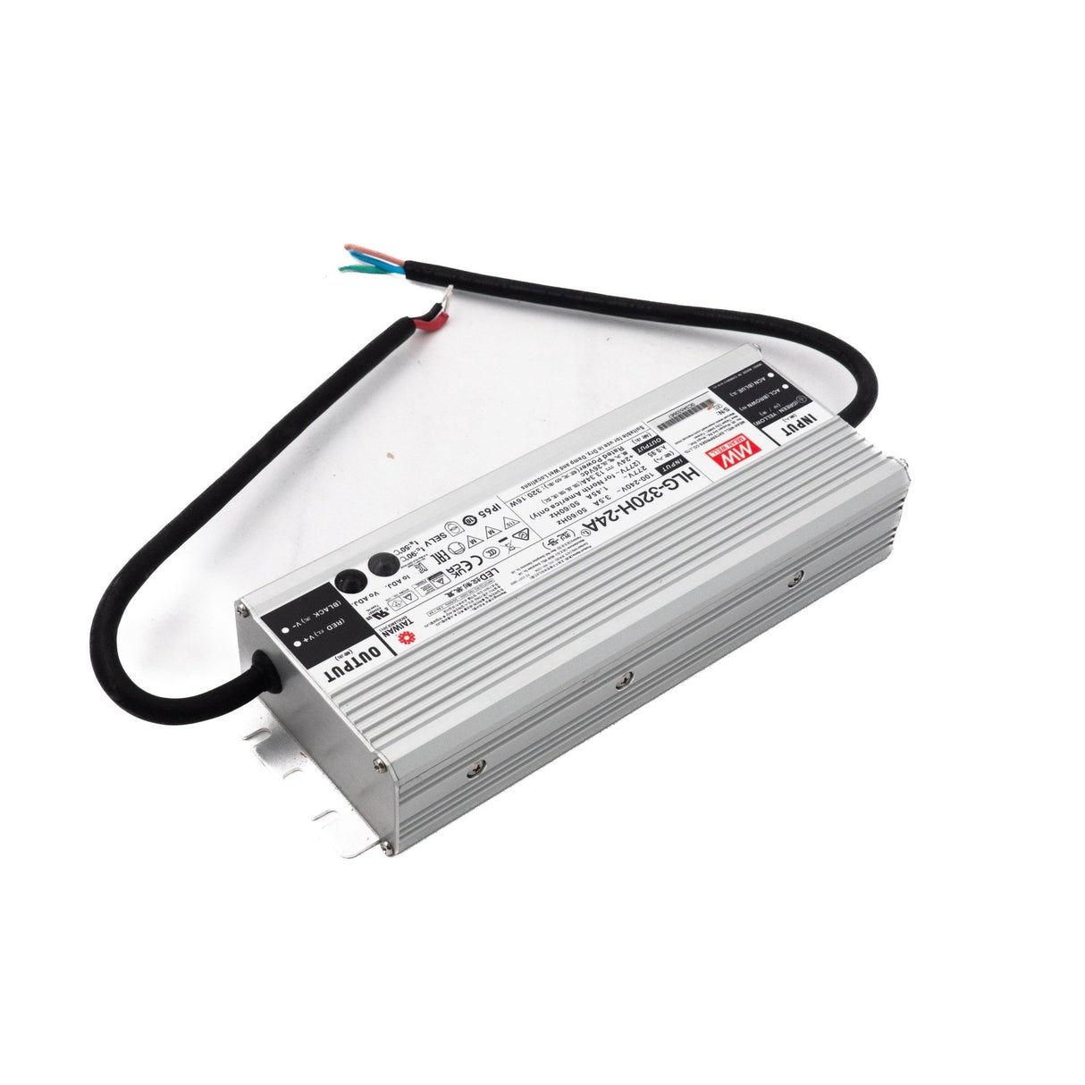 Mean Well HLG - 320H - 24A Power Supply 320W 24V - Adjustable - HLG - 320H - 24A - powersupplymall.com