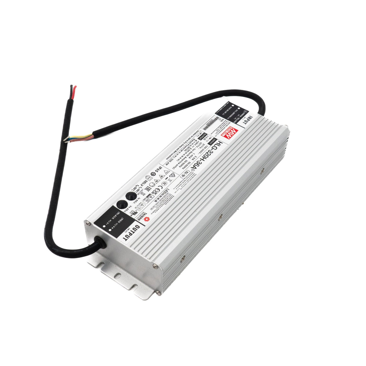 Mean Well HLG - 320H - 36A Power Supply 320W 36V - Adjustable - HLG-320H-36A - powersupplymall.com