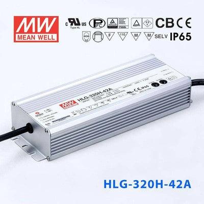 Mean Well HLG-320H-42A Power Supply 320W 42V - Adjustable 7.65A