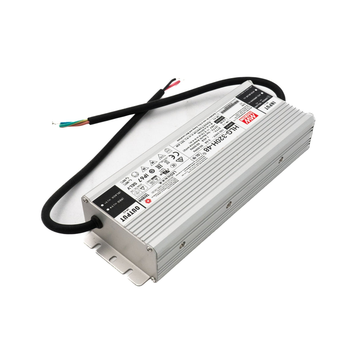 Mean Well HLG-320H-48 Power Supply 320W 48V 6.7A - HLG-320H-48 - powersupplymall.com