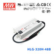 Mean Well HLG-320H-48B Power Supply 320W 48V- Dimmable 6.7A - HLG-320H-48B - powersupplymall.com