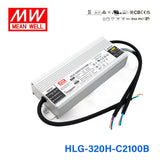 Mean Well HLG - 320H - C2100B Power Supply 319.2W 2100mA - Dimmable - HLG - 320H - C2100B - powersupplymall.com
