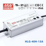 Mean Well HLG-40H-15A Power Supply 40W 15V - Adjustable 2.67A - HLG-40H-15A - powersupplymall.com
