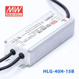 Mean Well HLG - 40H - 15B Power Supply 40W 15V - Dimmable - HLG-40H-15B - powersupplymall.com