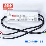 Mean Well HLG - 40H - 15B Power Supply 40W 15V - Dimmable - HLG-40H-15B - powersupplymall.com