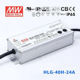 Mean Well HLG - 40H - 24A Power Supply 40W 24V - Adjustable - HLG - 40H - 24A - powersupplymall.com