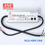 Mean Well HLG - 40H - 24A Power Supply 40W 24V - Adjustable - HLG - 40H - 24A - powersupplymall.com