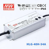 Mean Well HLG-40H-54A Power Supply 40W 54V - Adjustable 750mA - HLG-40H-54A - powersupplymall.com