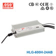 Mean Well HLG-600H-24AB Power Supply 600W 24V - Adjustable and Dimmable 25A - HLG-600H-24AB - powersupplymall.com