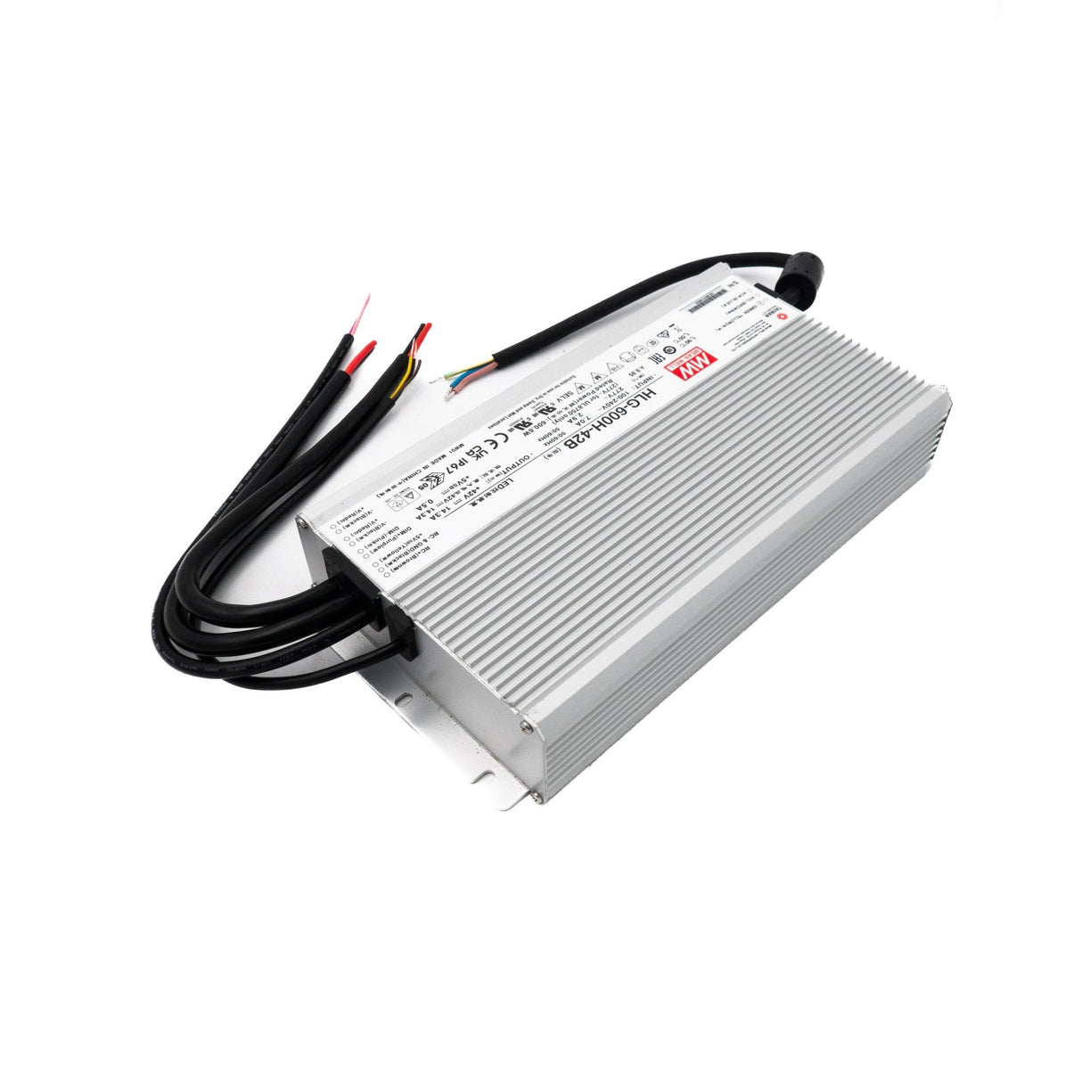 Mean Well HLG-600H-42B Power Supply 600W 42V- Dimmable 14.3A - HLG-600H-42B - powersupplymall.com