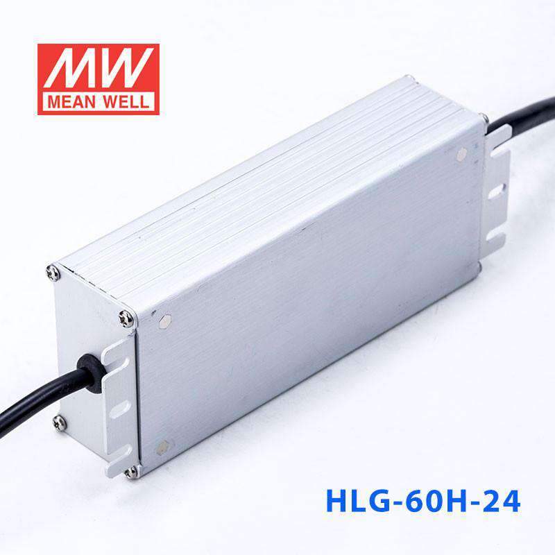 Mean Well HLG - 60H - 24 Power Supply 60W 24V - HLG - 60H - 24 - powersupplymall.com