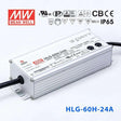 Mean Well HLG - 60H - 24A Power Supply 60W 24V - Adjustable - HLG - 60H - 24A - powersupplymall.com