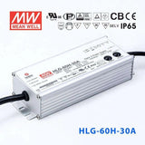 Mean Well HLG-60H-30A Power Supply 60W 30V - Adjustable 2A - HLG-60H-30A - powersupplymall.com