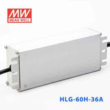 Mean Well HLG-60H-36A Power Supply 60W 36V - Adjustable 1.7A - HLG-60H-36A - powersupplymall.com