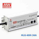 Mean Well HLG-60H-36A Power Supply 60W 36V - Adjustable 1.7A - HLG-60H-36A - powersupplymall.com