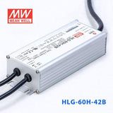 Mean Well HLG - 60H - 42B Power Supply 60W 42V - Dimmable - HLG-60H-42B - powersupplymall.com