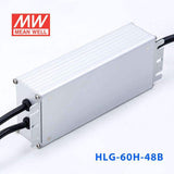 Mean Well HLG-60H-48B Power Supply 60W 48V - Dimmable 1.3A - HLG-60H-48B - powersupplymall.com