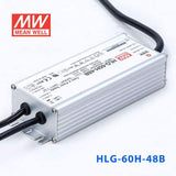 Mean Well HLG-60H-48B Power Supply 60W 48V - Dimmable 1.3A - HLG-60H-48B - powersupplymall.com