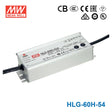 Mean Well HLG-60H-54 Power Supply 60W 54V 1.15A - HLG-60H-54 - powersupplymall.com