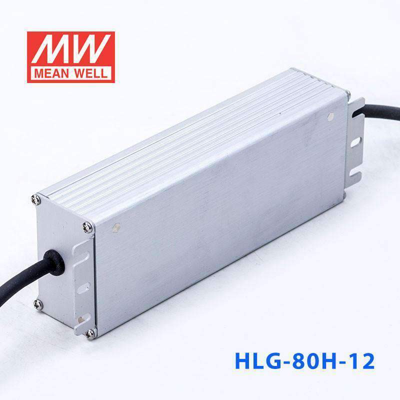 Mean Well HLG - 80H - 12 Power Supply 60W 12V - HLG - 80H - 12 - powersupplymall.com