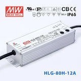 Mean Well HLG - 80H - 12A Power Supply 60W 12V - Adjustable - HLG - 80H - 12A - powersupplymall.com