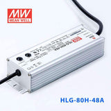 Mean Well HLG-80H-48A Power Supply 80W 48V - Adjustable 1.7A - HLG-80H-48A - powersupplymall.com
