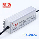 Mean Well HLG-80H-54 Power Supply 80W 54V 1.5A - HLG-80H-54 - powersupplymall.com