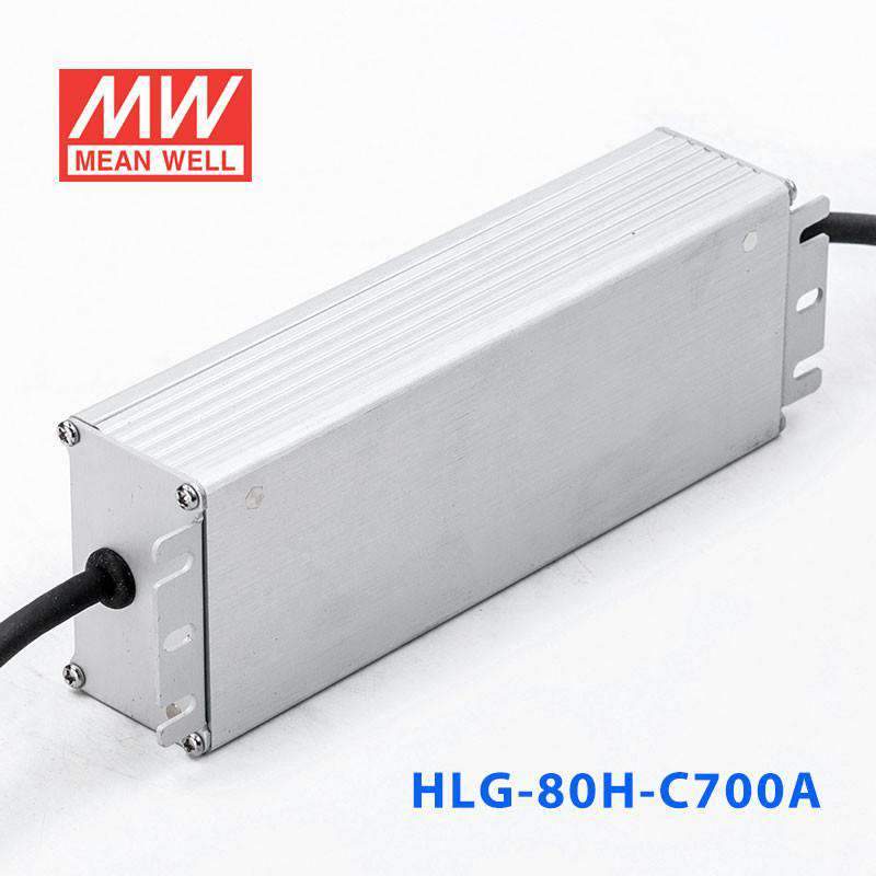 Mean Well HLG-80H-C700A Power Supply 90.3W 700mA - Adjustable - HLG-80H-C700A - powersupplymall.com
