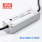 Mean Well HLG-80H-C700A Power Supply 90.3W 700mA - Adjustable - HLG-80H-C700A - powersupplymall.com