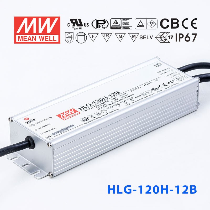 Mean Well HLG Series LED Power Supply 12V (40~150W) -  - powersupplymall.com