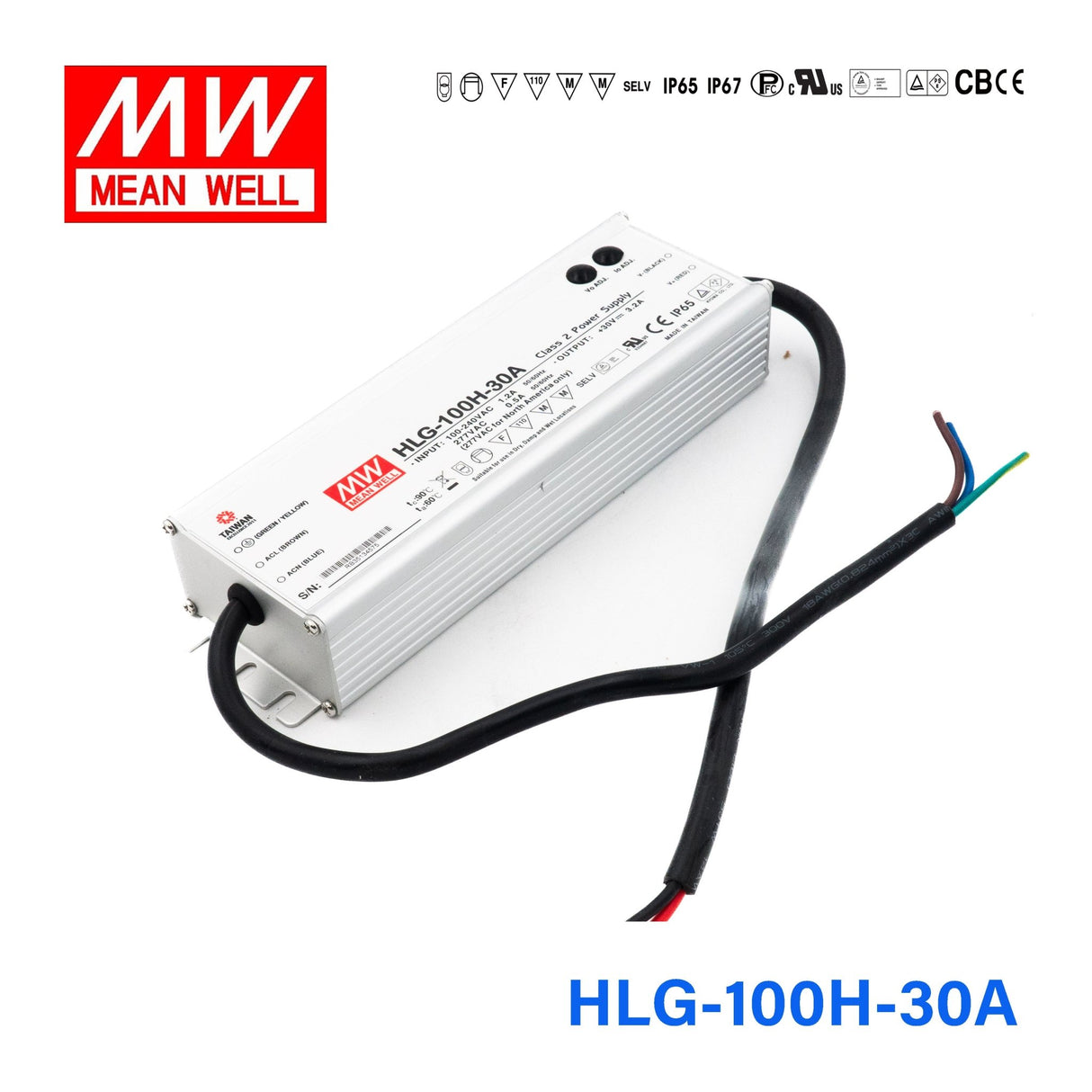 Mean Well HLG Series LED Power Supply 30V (40~150W) -  - powersupplymall.com