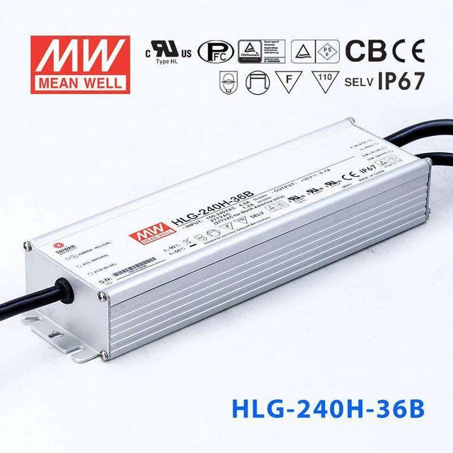 Mean Well HLG Series LED Power Supply 36V (185~600W) -  - powersupplymall.com