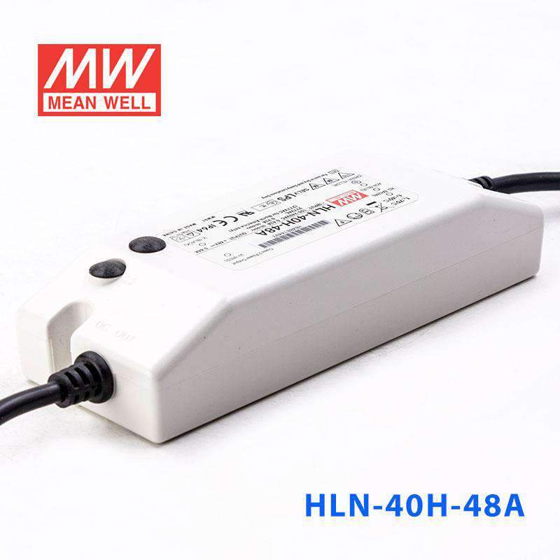 Mean Well HLN - 40H - 48A Power Supply 40W 48V - IP64, Adjustable - HLN - 40H - 48A - powersupplymall.com