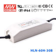 Mean Well HLN - 60H - 30B Power Supply 60W 30V - IP64, Dimmable - HLN-60H-30B - powersupplymall.com