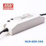 Mean Well HLN-60H-54A Power Supply 60W 54V - IP64, Adjustable 1.15A - HLN-60H-54A - powersupplymall.com