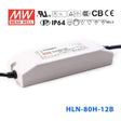 Mean Well HLN - 80H - 12B Power Supply 60W 12V - IP64, Dimmable - HLN - 80H - 12B - powersupplymall.com