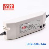 Mean Well HLN-80H-24A Power Supply 80W 24V - IP64, Adjustable 3.4A - HLN-80H-24A - powersupplymall.com