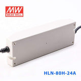 Mean Well HLN-80H-24A Power Supply 80W 24V - IP64, Adjustable 3.4A - HLN-80H-24A - powersupplymall.com