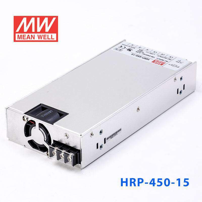 Mean Well HRP - 450 - 15 Power Supply 450W 15V - HRP - 450 - 15 - powersupplymall.com