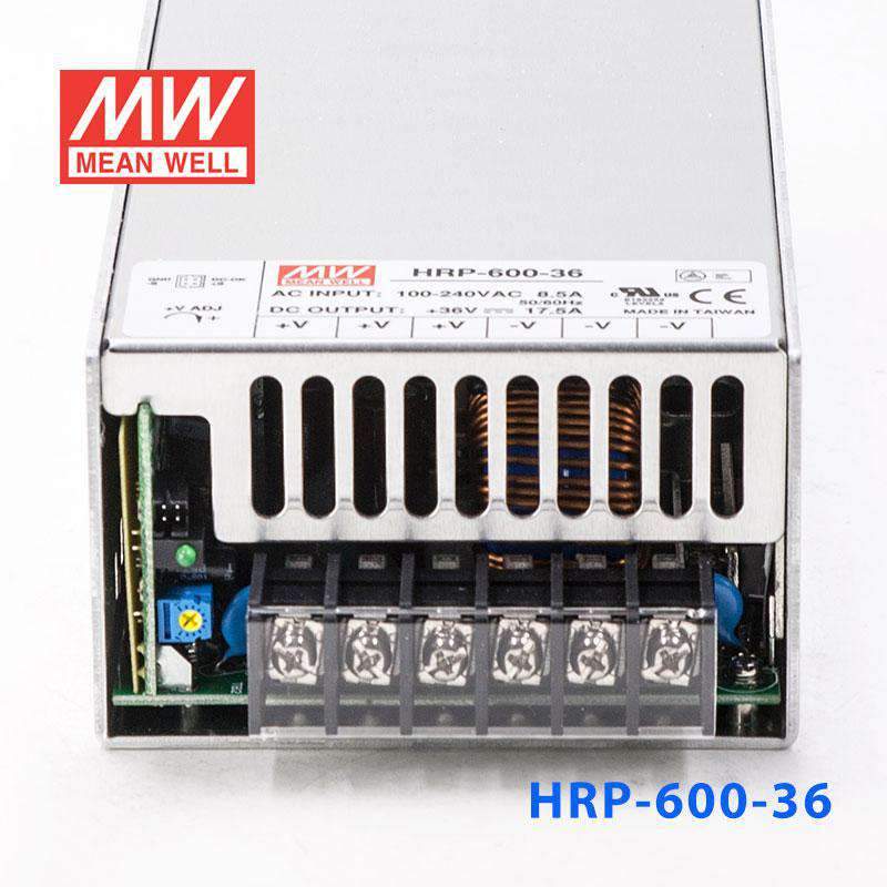 Mean Well HRP - 600 - 36 Power Supply 630W 36V - HRP - 600 - 36 - powersupplymall.com