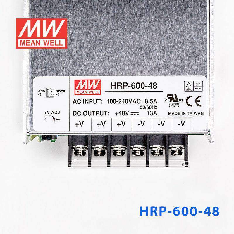 Mean Well HRP - 600 - 48 Power Supply 624W 48V - HRP - 600 - 48 - powersupplymall.com